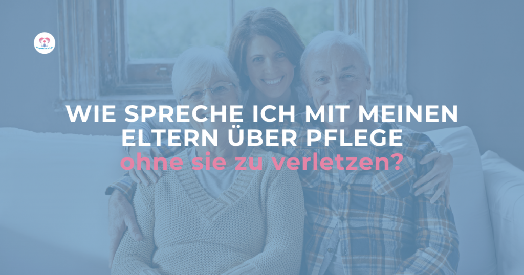 Tochter spricht einfühlsam mit ihrer älteren Mutter über Unterstützung im Alltag.