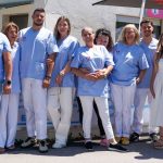 Team von Pflegedienst Minga beim gemeinsamen Sommerfest